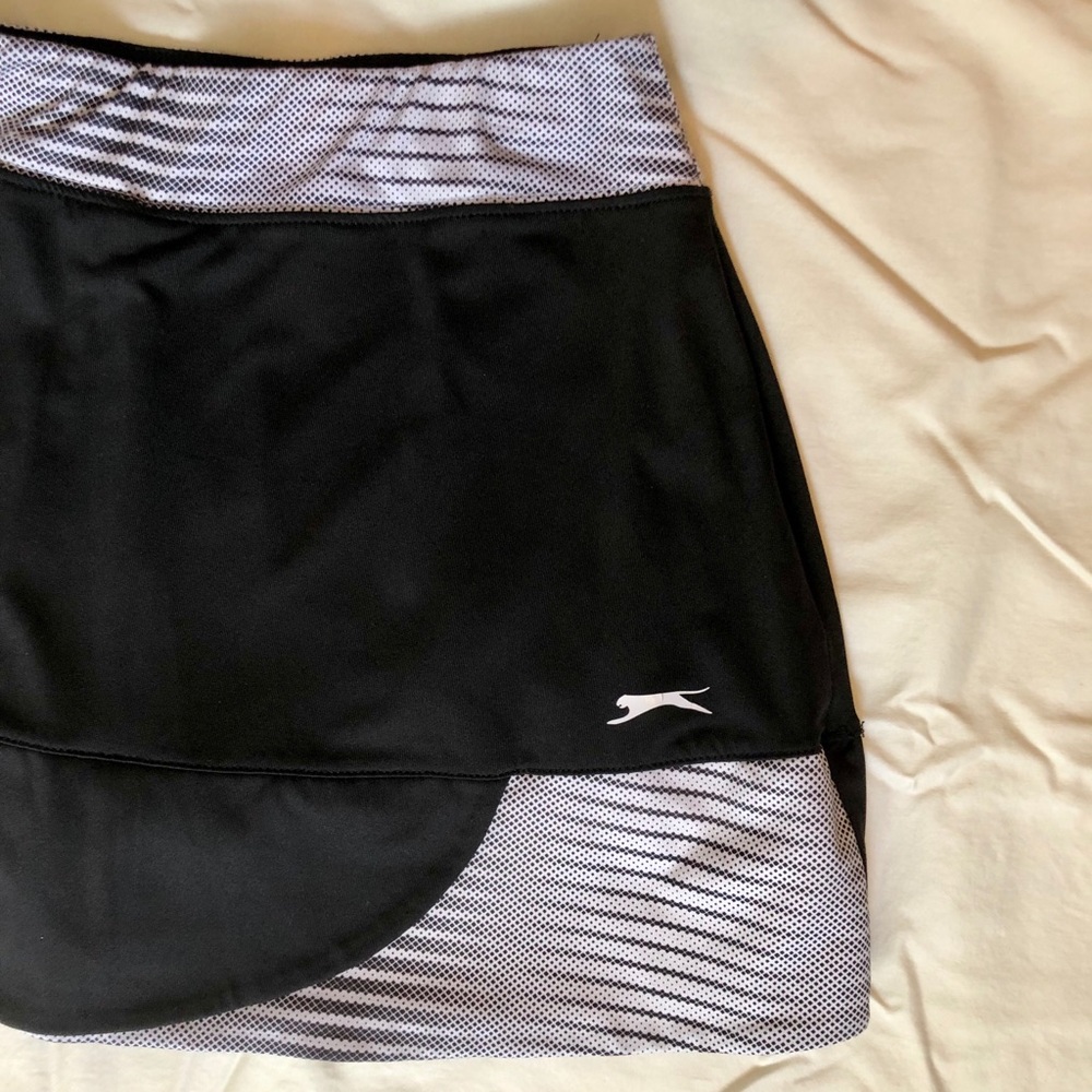 Slazenger Black Polka-dot Tennis Skort w/ Pocket